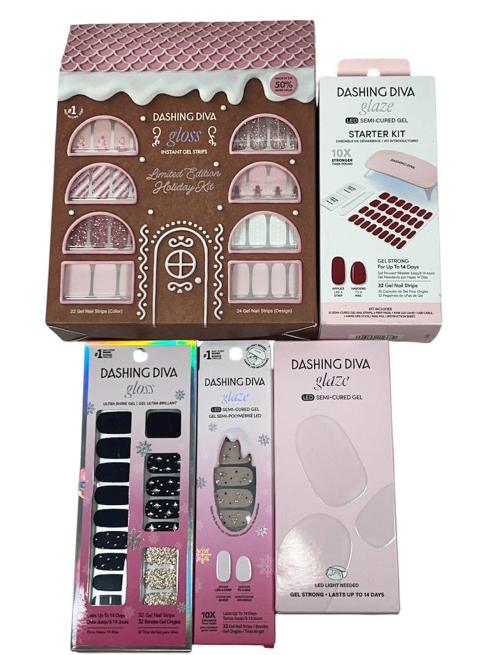 Dashing Diva Holiday Nail Wrap Bundle